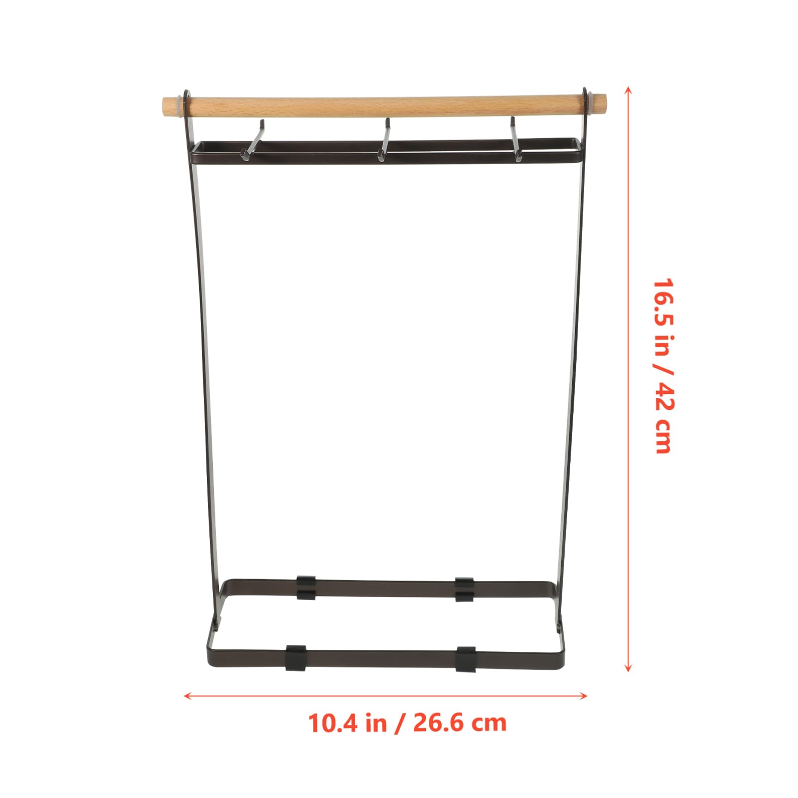 Alipis Kitchen Utensil Holder Hooks Cooking Spatula Spoon Ladle Rack Counter Organizer