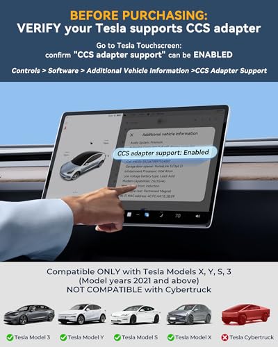 2 in1 CCS & J1772 to Tesla Charging Adapter