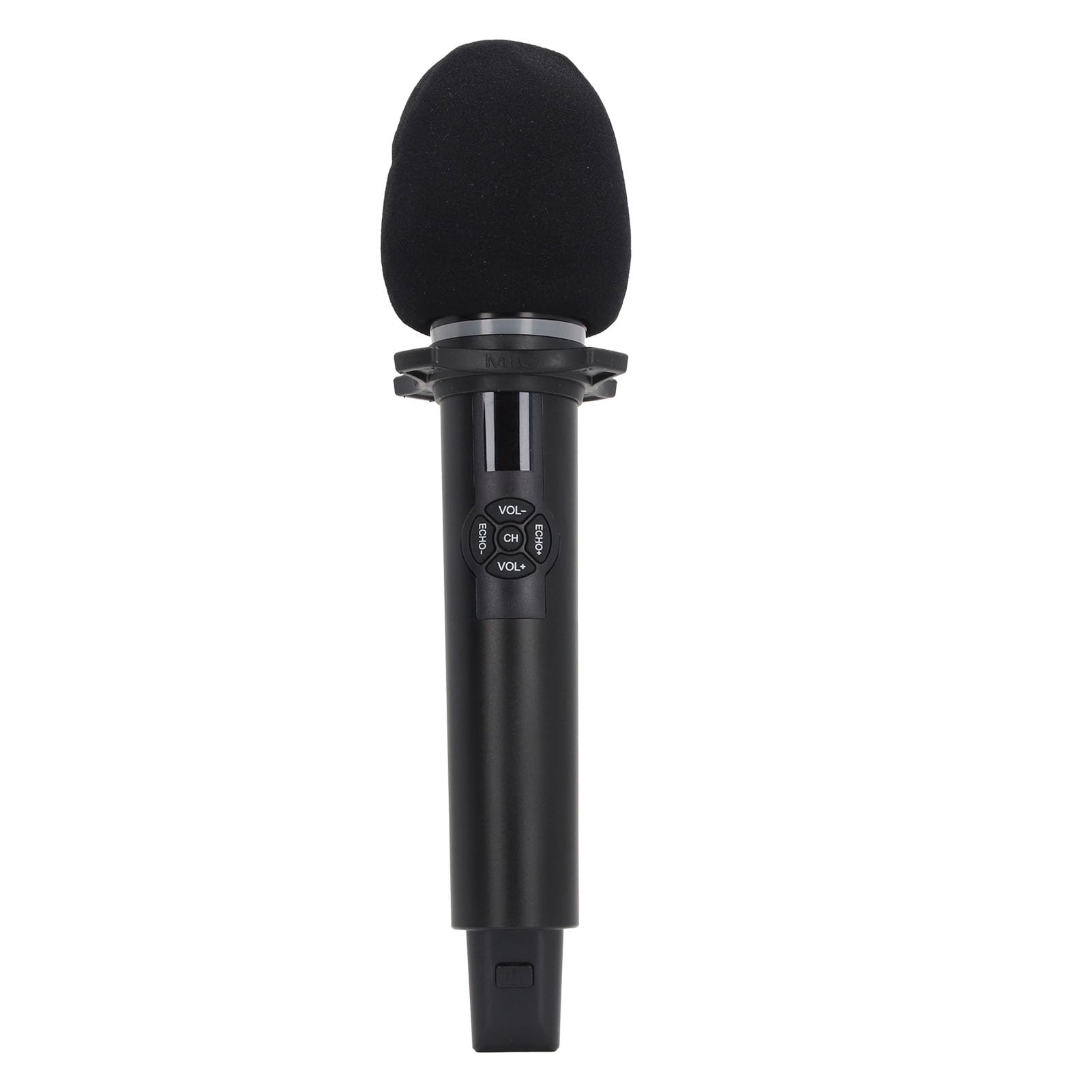 Drfeify Bezprzewodowy Dynamiczny Mikrofon Mikrofon Bezprzewodowy Ustaw Podwójny Dynamiczny z podnośniką z BT Długotrwałą Akumulator do Nagrywania Karaoke Stage Performance Studio
