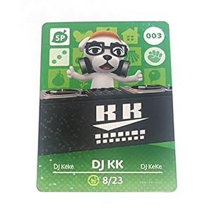 Nintendo Animal Crossing Happy Home Designer Amiibo Card KK DJ KK (KEKE) 003 by Amiibo