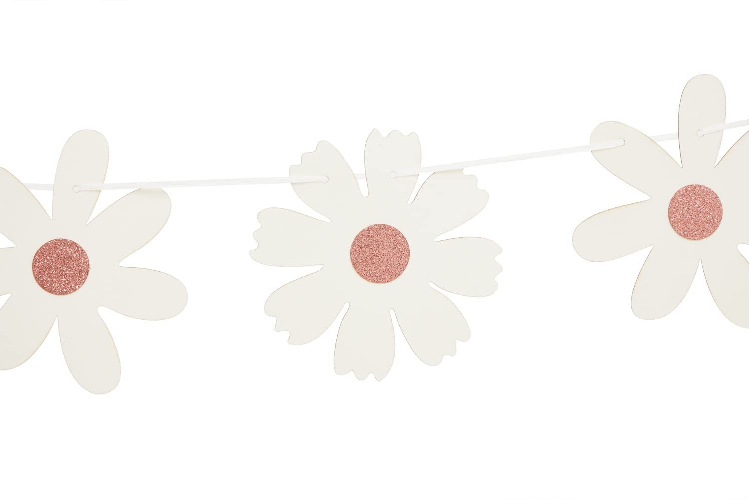Muttertags-Banner Set – 3-teilig, Glitzer-Girlande, Für Party-Deko & Foto-Hintergrund
