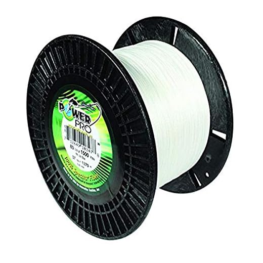 PowerPro Power Pro 21100100500W Braided Spectra Fiber Fishing Line, 10 Lb/500 yd, White