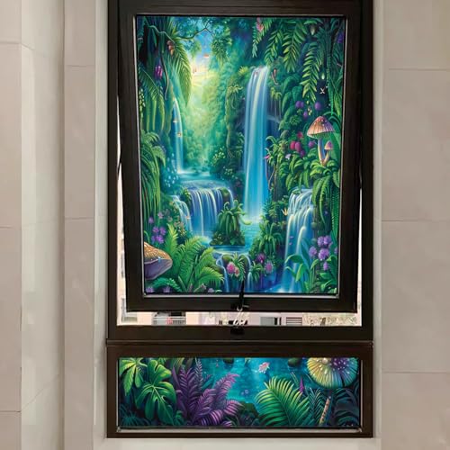 Vinilo decorativo para ventanas de privacidad Fantasy Mushroom miniatura 7