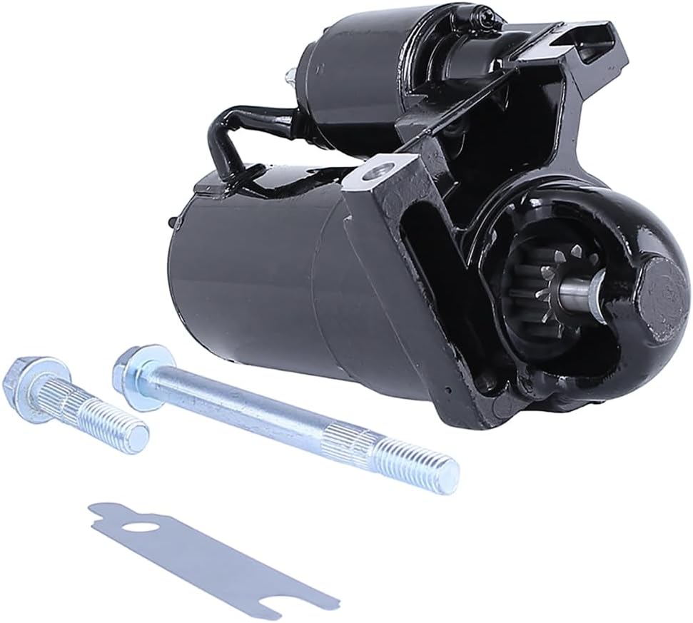 RAREELECTRICAL New Marine Starter 12V Pmgr Cw 1.7Kw 11-Tooth Compatible With 1984-1998 Mercruiser Omc Marine Inboard Sterndrive Gm Gas Marine Engine Boat 3850526 323-677 12301334 9000822 988217 4-Cyl