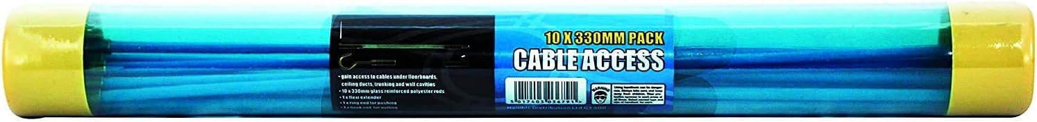 Kit Aste Per Passacavi Faithfull - 3.3m, 15 Pezzi, Per Pavimenti E Pareti - Foto 13