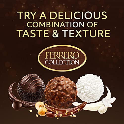 Ferrero Collection Pralines, Chocolate Gift, Chocolate Hamper, Gifts for Christmas, Coconut Raffaello and Dark Chocolate Rondnoir, Box of 48 (518g) - Image 7