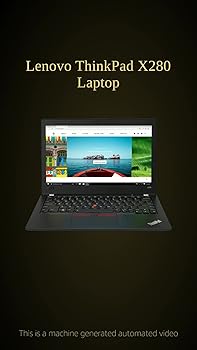Refurbished) Lenovo ThinkPad X280 Laptop: Core i5-8350U
