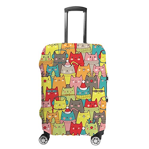 Housse de voyage chat de Noël : voyagez avec la magie des fêtes