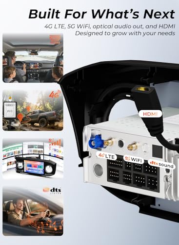 Dasaita 11.6" 2K Car Stereo for Toyota Tacoma 2016-2023, Wireless CarPlay - image 7