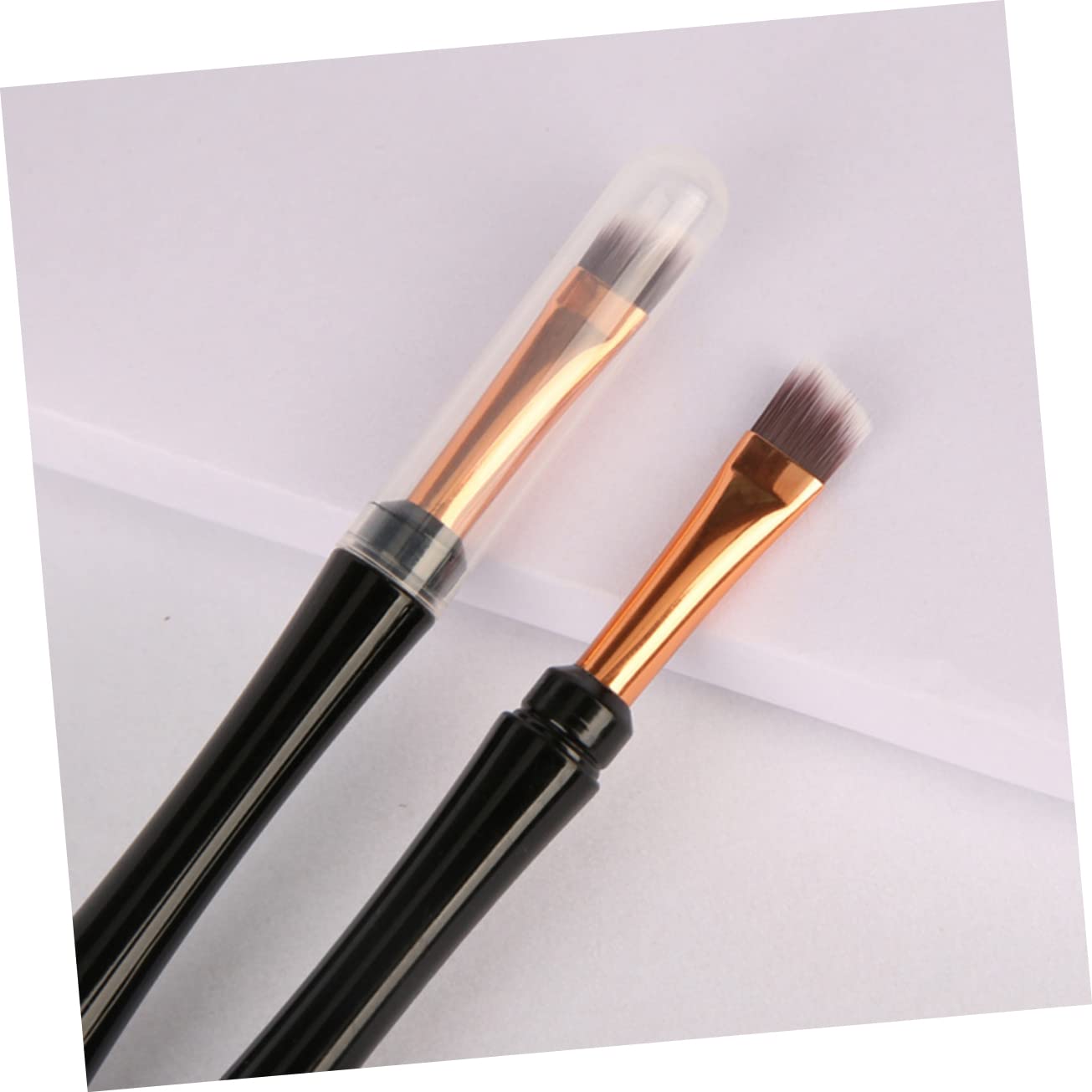 Beatifufu Practical Makeup Tool Double Ended Brush Mascara Brush Brow Spoolie Makeup Brush Set