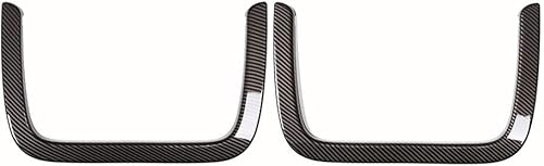 Miniatura 6 de YIWANG - Marco de decoración de asiento de coche estilo fibra de carbono para BMW X3 G01 2018 2019, para BMW X4 G02 2018 2019 accesorio de coche