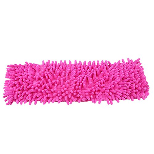 galaksy Pink WHISM Cleaning Pads Chenille Flat Mop Head Replacement