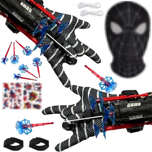 SPARARAGNATELE SPIDERM - Sentiti un eroe quando tuo figlio indossa questo lanciatore di guanti da ragno. Può aumentare l'interazione dei bambini e farli crescere felici