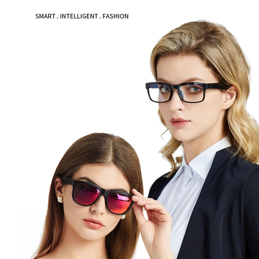 Smart Bluetooth Sunglasses,Blue Light Blocking Glasses, Audio Sunglasses With Speaker, Touch Control, Hands-Free, Open Ear Music