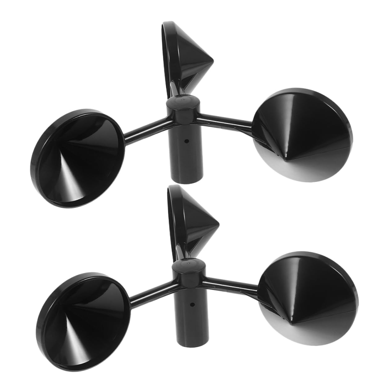 Balacoo 2pcs Abs Wind Speed Meter Outdoor Cup Anemometer Sensor Wind Checkers Replacement Cup
