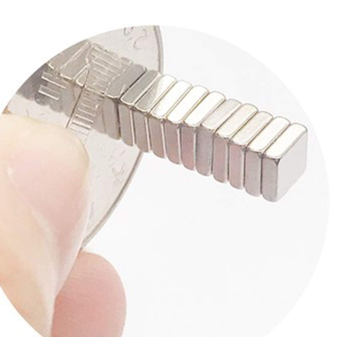 ZHYFMCM Magnetics 4x4x1.3mm 100-Piece Rectangular Magnets Ideal for refrigerators, handicraft projects, whiteboards, DIY projects, office magnets - Map Square ma