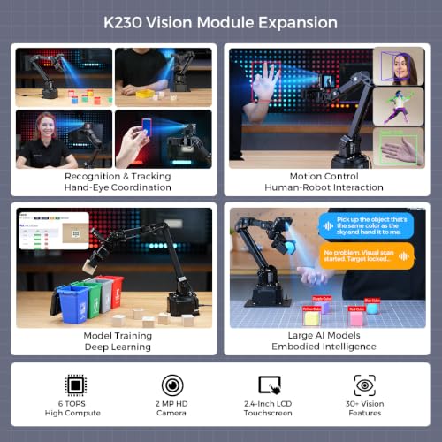Image of Robotic Arm VLA Embodied AI for Arduino Programming STEM Educational Robot