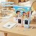 Video Walkie Talkies for Kids, Rechargeable Walkie Talkies for Kids, Long-Distance Transmission, Indoor and Outdoor Real-Time Video and Call, Gift for Boys and Girls Aged 3-12 (Blue and Pink)