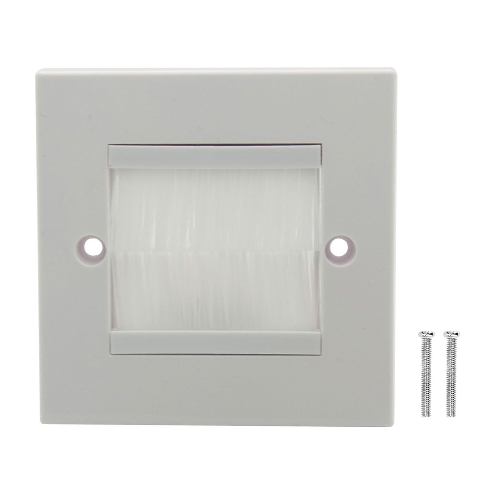Hzbb Multi Wall Outlet Cable Entry Plate Single Gang Bristles Brush Wall Plate Port Insert Covers Cable Covers Enduring Brush Port Insert