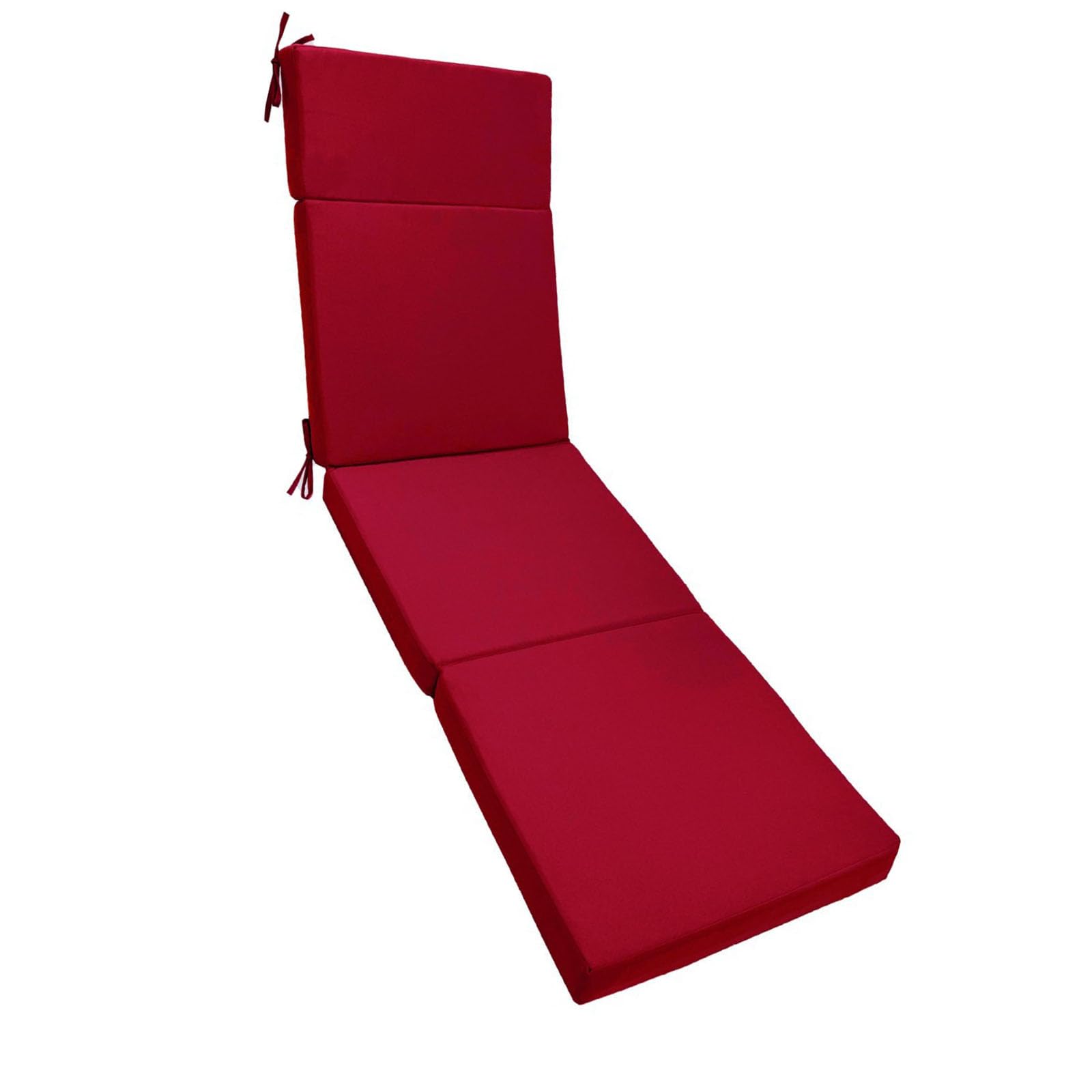 JAMIEKA Thicken Outdoor Lounge Chair Cushion with Waterproof Fabric and Foam for Patios Poolsides and Beach