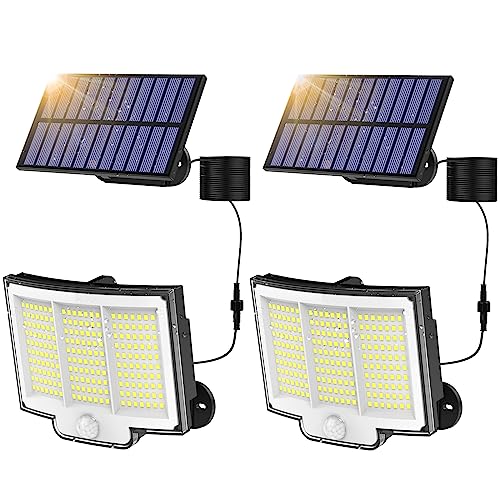 oulac Solar Lights for Outside, 210 LED Motion Sensor Outdoor Lights, IP68 Waterproof Outdoor Solar Lights, Solar Flood Lights Outdoor for Yard, Patio, Garden(2 Pack) oulac Solar Lights for Outside, 210 LED Motion Sensor Outdoor Lights, IP68 Waterproof Outdoor Solar Lights, Solar Flood Lights Outdoor for Yard, Patio, Garden(2 Pack)
