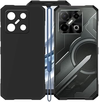 Phone Case for Doogee Blade GT Play Cover 6.72 ", Shell Protection Shockproof Silicone Soft TPU Black Back Bumper for Doogee Blade GT Play 6.72 inch - Black