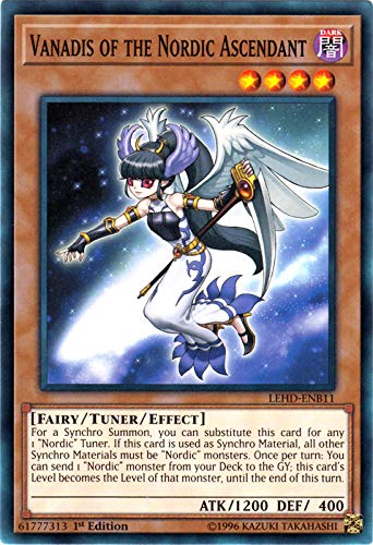 Yu-Gi-Oh! - Vanadis of The Nordic Ascendant - LEHD-ENB11 - Common - 1st Edition - Legendary Hero Decks - Aesir Deck