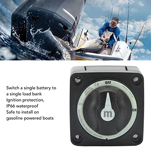 Interruptor de bateria de 48V DC 300A IP66 Circuito único à prova d'água Interruptor ON OFF Ideal p