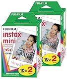 sofortbildkamera film fujifilm  Fujifilm Instax Mini Film (40 Aufnahmen) Multi Pack für Mini 89 & Alle Fuji-Mini-Kameras