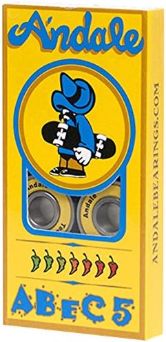 Andale Abec-5 Bearings Yellow