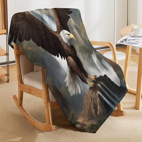 Couverture de canapé aigle en flanelle pour des soirées cocooning chaleureuses