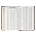 KJV Holy Bible, Giant Print Standard Size Red Letter Edition, Thumb Index Tabs & Ribbon Marker, King James Version, Vegan Leather, Brown, 14 pt. Type