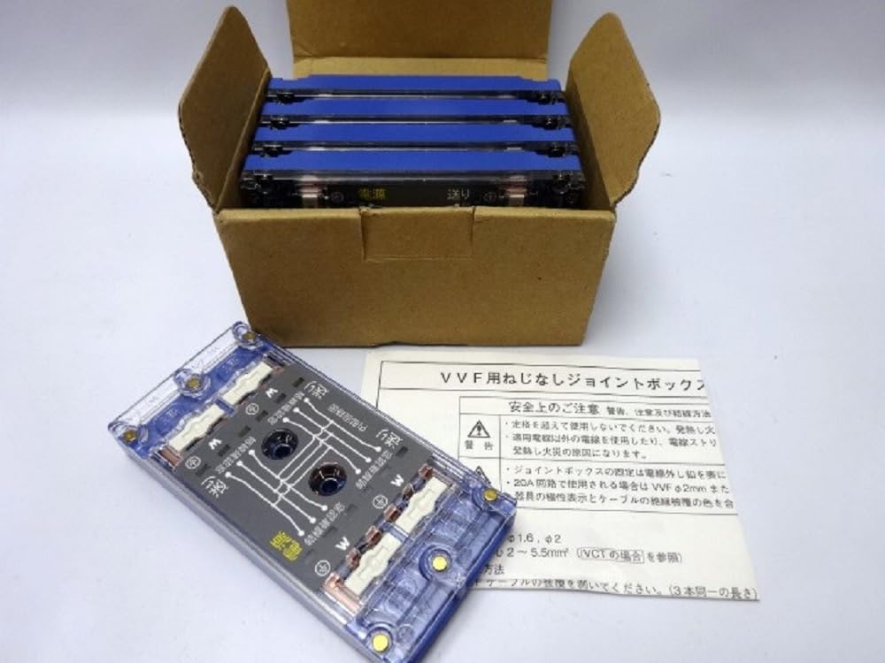 Amazon | 明工社 VVF用ねじなしジョイントボックス 3分岐 MJ2497