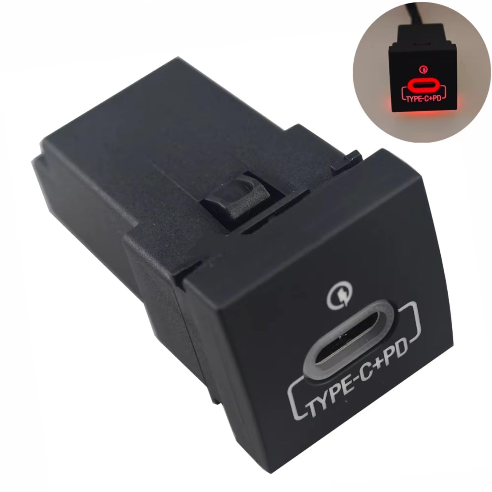 Console Presa USB Compatibile Con Per Golf 6 Per Jetta 5 2006-2012 Auto Caricabatterie PD Carica Rapida QC3.0 Adattatore Ricarica Del Telefono Presa AUX con porta USB