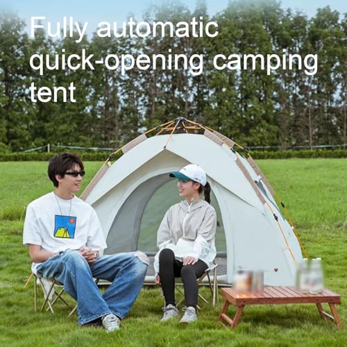 Carpa de camping portátil doble puerta y ventana miniatura 3