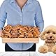 Geschnittene Schweineohren für Hunde 1kg (ca. 43-48 Stück) | Ganze getrocknete Schweineohren Kauartikel | 100% natürlich | Langanhaltender Kauspaß | Getreidefrei | Ideal für kleine & große Hunde