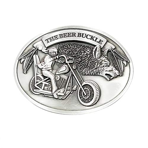 Hokorini Outdoor Metal Beer Head Belt Bottle Buckle for Camping Can Holder (Riding)