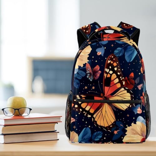Sac à dos de voyage Campus papillon pour l'école et les sorties des filles et garçons multicolore - 6