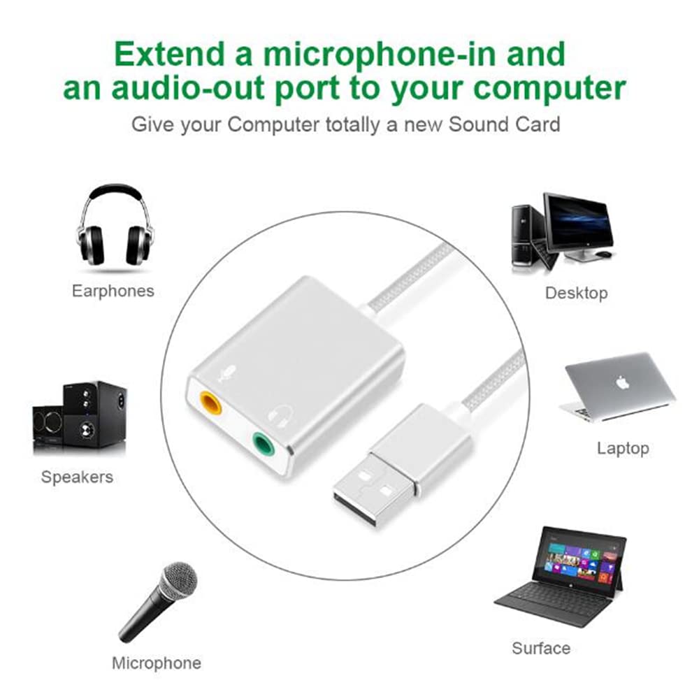 VIBOTON 7.1 Sound Card - Immerse Yourself in Audio! -2