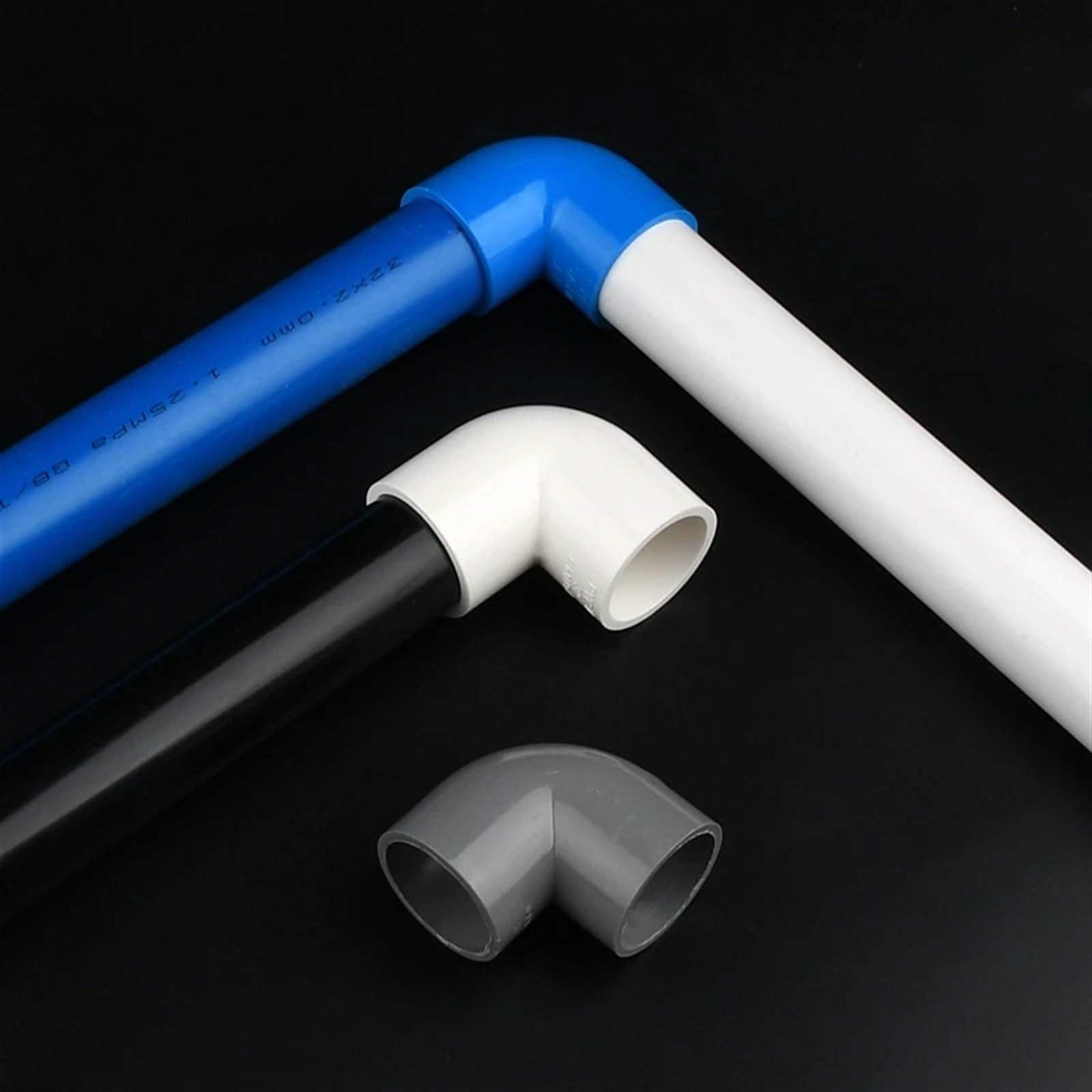 CIRCOPACK Accesorios De PVC En T De 90 Grados Para Tubos De PVC Estándar De  La, image size:1600x1600