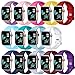 14 Pack Watch Bands Compatible with Apple Watch Bands 38mm 40mm 41mm for Women Men,Apple Watch Sport Band,Apple Watch Silicone Band for iWatch Series Ultra SE 8 7 6 5 4 3 2 1