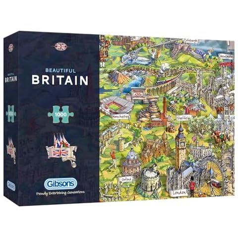 Beautiful Britain 1000 Piece Jigsaw Puzzle Cover