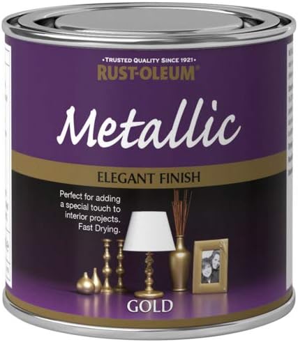 Rust-Oleum 250 ml (Pack of 1) Metallic Paint - Gold