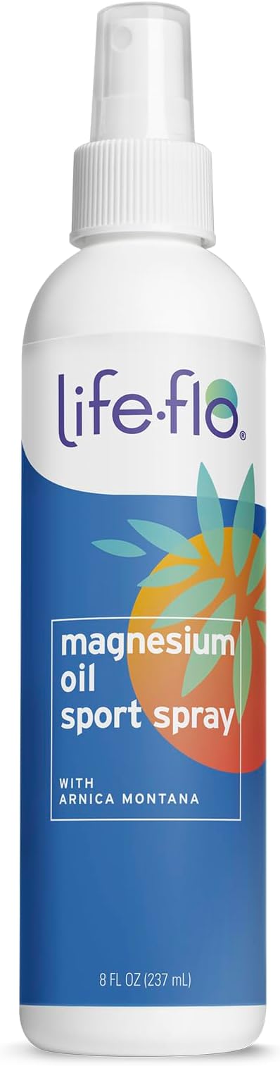 Magnesium Oil Sport Spray | W/Magnesium from Zechstein Seabed, Arnica | Cooling Sensation Helps Soothe Muscles & Joints After Exercise | 8oz