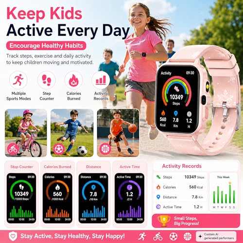Image of Smart Watch for Kids (Pink)