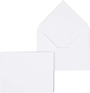 Staples Gummed Invitation Envelopes, 5 3/4-inch x 4 3/8-inch, White, 750/Carton (ST266767N-CCVS)