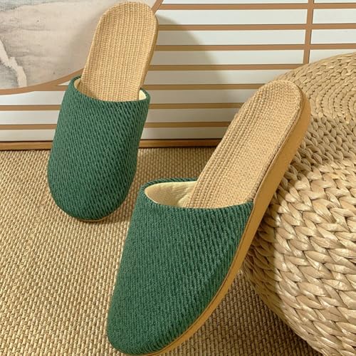 Women’s Closed Toe Rattan Slipper 2025 Summer Breathable Non-slip Slide Sandal ndoor Outdoor Slides for Spa Beach Travel4