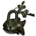 Brass Blessing : Fish Type Padlock - Lock with Key â€“ Brass Made â€“ Black Type (5109)
