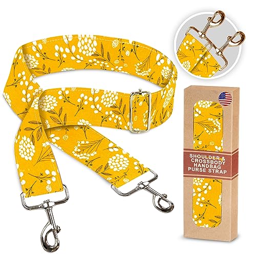 Image of Art Tribute Wide Handbag Strap & Replacement Purse Strap Woven Guitar Strap Adjustable Shoulder & Crossbody Bag Strap