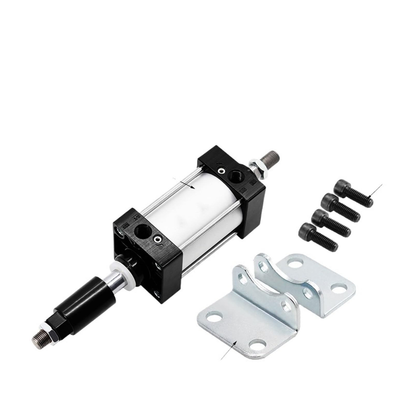 63 x 150-50 standardowy otwór cylindra 63 mm dwustronnie działający regulowany skok 100-150 mm duży ciąg (SCJ63 x 150-50 i LB)